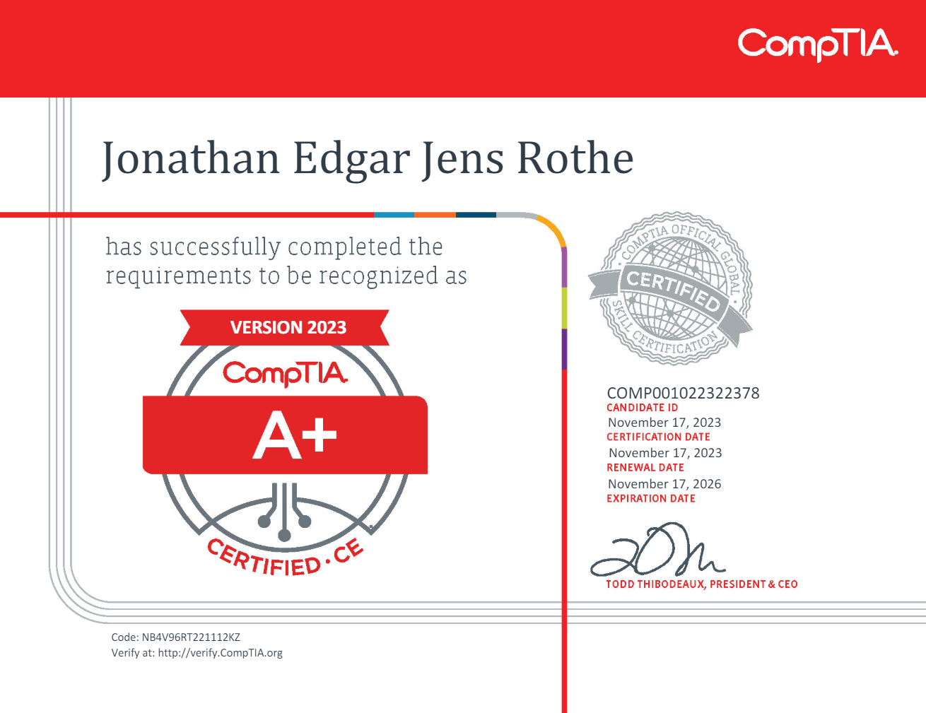 CompTIA A+ Certification